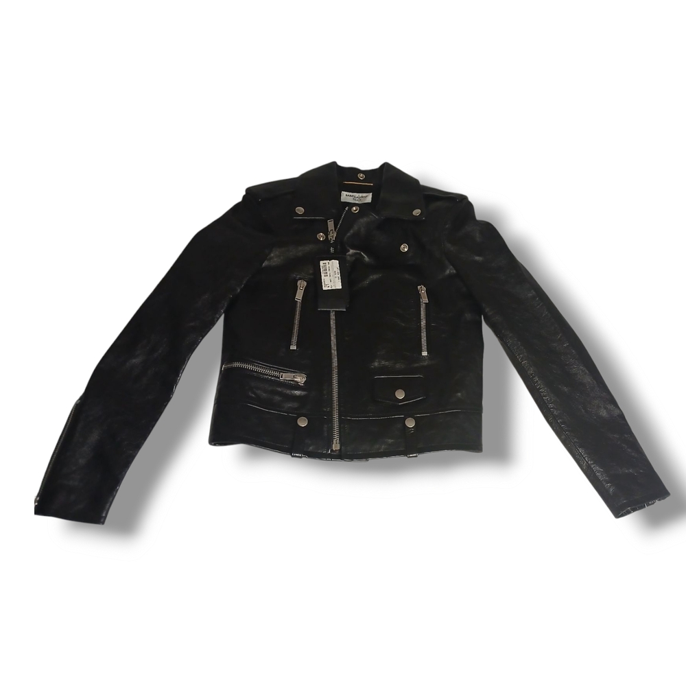 Saint Laurent Black Leather Jacket